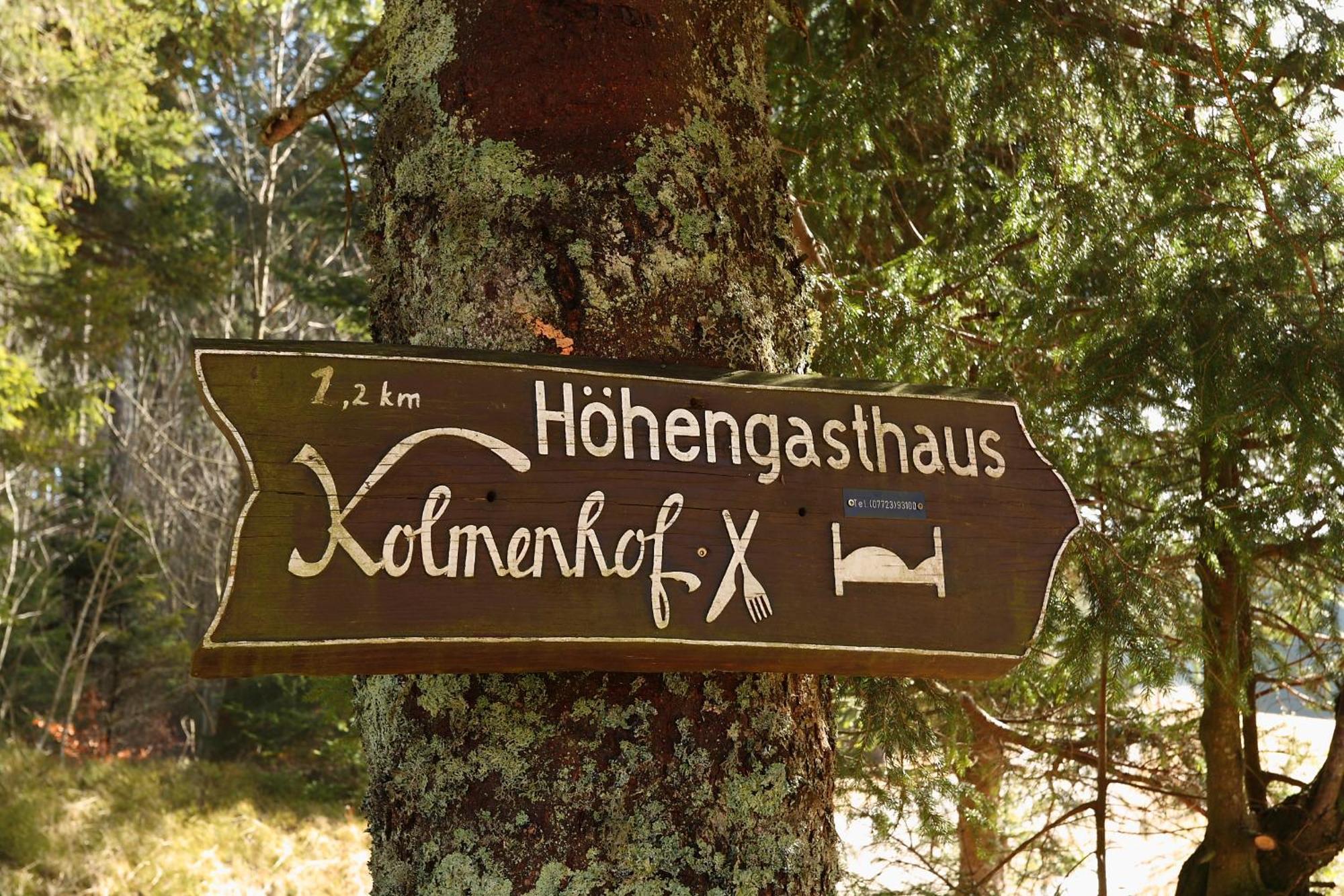 Hoehengasthaus Kolmenhof An Der Donauquelle Hotel Furtwangen Buitenkant foto