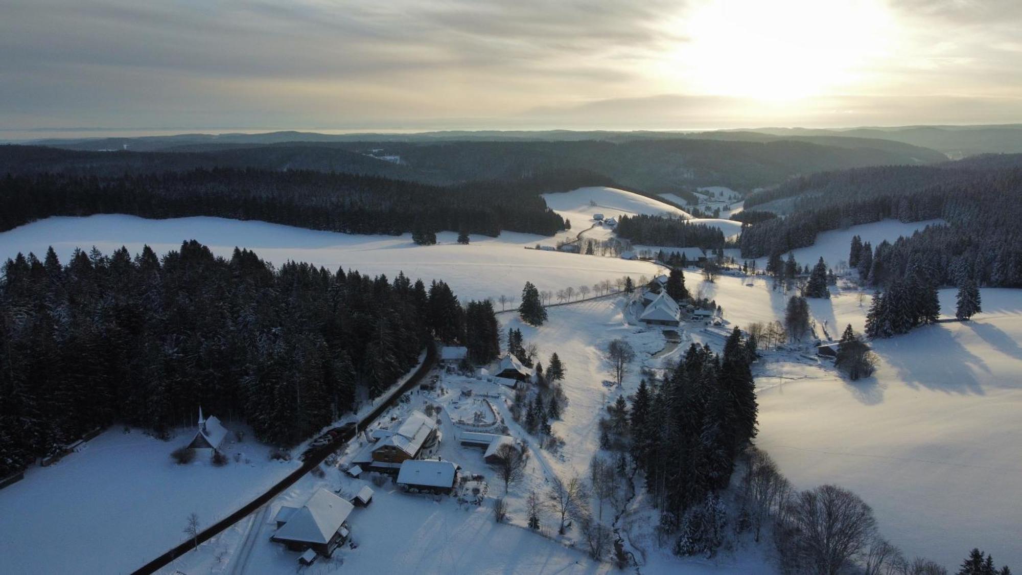 Hoehengasthaus Kolmenhof An Der Donauquelle Hotel Furtwangen Buitenkant foto