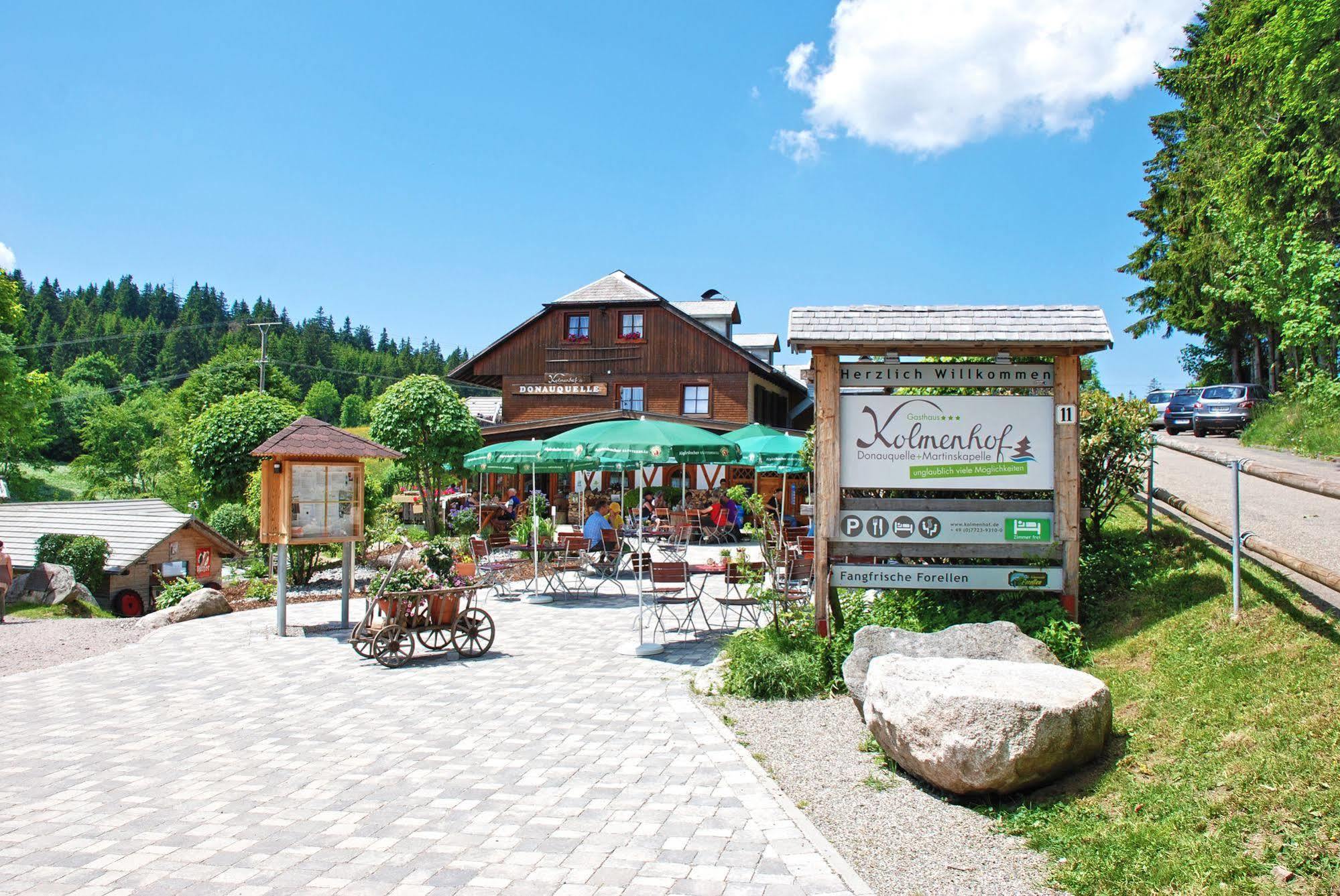 Hoehengasthaus Kolmenhof An Der Donauquelle Hotel Furtwangen Buitenkant foto